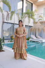 Premium Super Silk Sharara Set with Dupatta