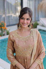 Premium Super Silk Sharara Set with Dupatta