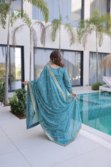Premium Super Silk Sharara Set with Dupatta
