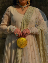 Elegant Embroidered Georgette  Plazo Set