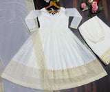 Elegant Embroidered Georgette  Plazo Set