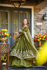 Designer Embroidered Gown Sharara Set