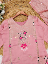 Festival Wear Embroidered Silk Kurta Set