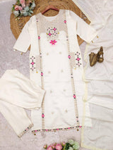Festival Wear Embroidered Silk Kurta Set