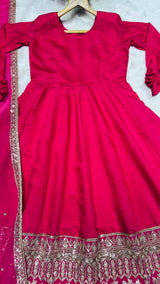 Rayon Kali Cut Party Wear Anarkali Suit