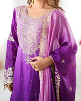 Chinon Silk Party Wear Plaza Set
