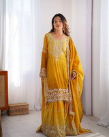 Chinon Silk Party Wear Plaza Set