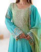 Chinon Silk Party Wear Plaza Set