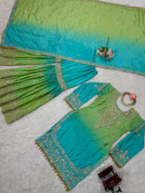 Chinon Silk Party Wear Plaza Set
