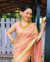 Banarasi Crush Twill Party Wear Saree