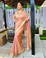 Banarasi Crush Twill Party Wear Saree