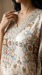 Floral Modal Satin Co-Ord Set