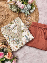 Floral Modal Satin Co-Ord Set