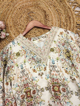 Floral Modal Satin Co-Ord Set