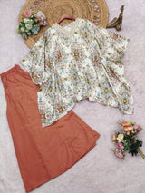 Floral Modal Satin Co-Ord Set