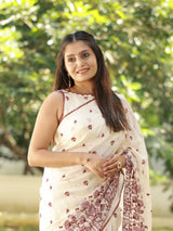 Heavy Kota Checks Fancy Multi Embroidery & Butti Lace Saree