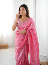 Gold Crush Festival Wear Saree