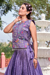 Gold Crush Embroidered Lehenga Choli