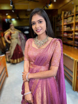Heavy Two Tone Fandy Silk Lehenga Choli Set