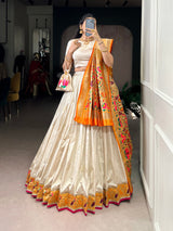 Premium Silk Paithani Lehenga Choli Set