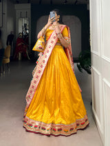 Premium Silk Paithani Lehenga Choli Set