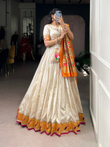 Premium Silk Paithani Lehenga Choli Set