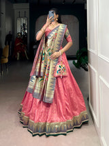 Premium Silk Paithani Lehenga Choli Set