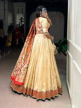 Premium Silk Paithani Lehenga Choli Set