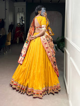 Premium Silk Paithani Lehenga Choli Set