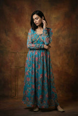 Heavy Tebby Organza Embroidered Gown