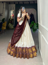 Poly Cotton Wedding Wear Lehenga Choli