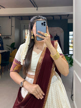 Poly Cotton Wedding Wear Lehenga Choli
