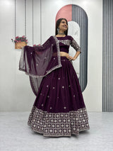 Fox Georgette Wedding Wear Lehenga Choli
