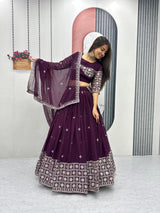 Fox Georgette Wedding Wear Lehenga Choli
