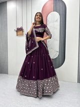 Fox Georgette Wedding Wear Lehenga Choli