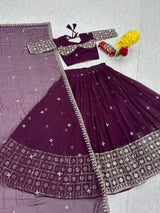Fox Georgette Wedding Wear Lehenga Choli