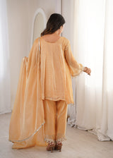 Fendy Mirror Work Kurti Pant Dupatta Set