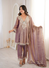 Fendy Mirror Work Kurti Pant Dupatta Set