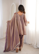 Fendy Mirror Work Kurti Pant Dupatta Set