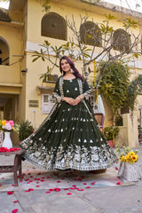 Fox Georgette Party Wear Anarakali Set