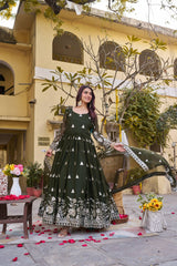 Fox Georgette Party Wear Anarakali Set