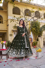 Fox Georgette Party Wear Anarakali Set