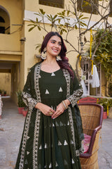 Fox Georgette Party Wear Anarakali Set