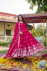 Fox Georgette Party Wear Anarakali Set
