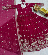 Fox Georgette Party Wear Anarakali Set