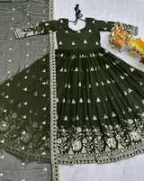 Fox Georgette Party Wear Anarakali Set