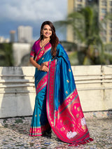 Premium Soft Silk Paithani Saree