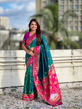 Premium Soft Silk Paithani Saree