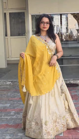 Chinon Embroidered Lehenga Choli