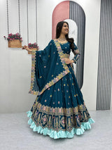 Pure Vichitra Sequence Lehenga Choli